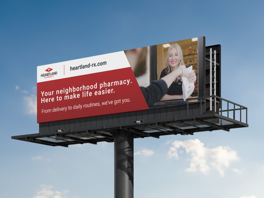 While being a digital ads agency, Bellwether Creative Co also does print and terrestrial ads like this billboard.